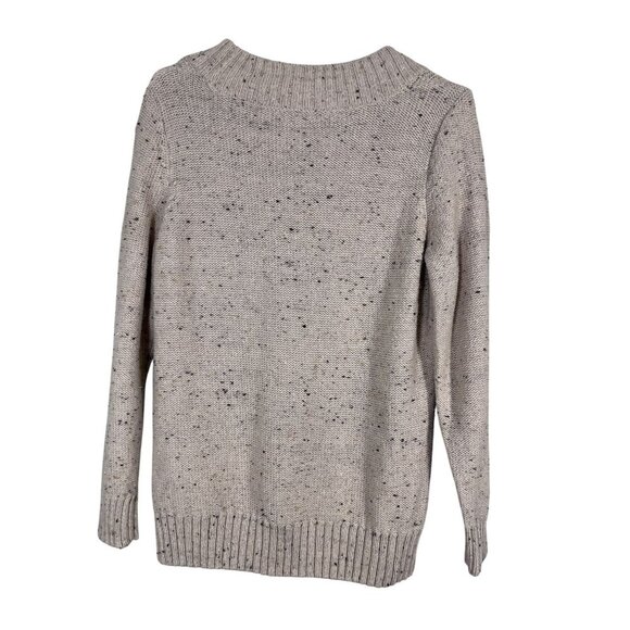 St Johns Bay Sweater PXL Cream Textured Cable Knit Preppy Academia Old Money 80s - Picture 6 of 10